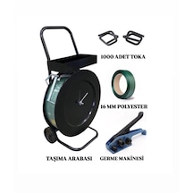 Teknopak 16mm Yeşil Polyester Çemberleme Takımı