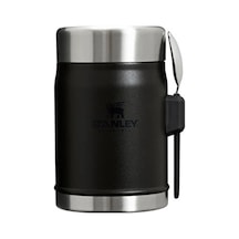 Stanley The Legendary Food Jar + Spork 0.4l Yemek Termosu 10-11353-0105 Siyah