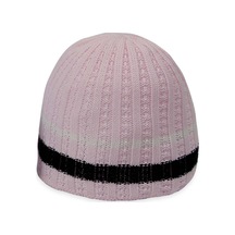 Bay Şapkacı Kız Bebek Triko Bere Pembe 1325-0-1 Yaş-Pembe