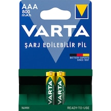 Varta 56703 1.2v 800 Mah Şarjlı Aaa İnce Kalem Pil 2'li Paket