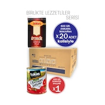 İrmik 500g X 20 Adet 1 Koli Tukaş Domates Salçası 830g Hediyeli