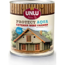 Ünlü Protect Aqua Su Bazlı Dış Cephe Vernik 1L