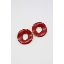 Çelik Küpe 14 K- 15571 5 Cm Çok Renkli