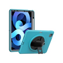 Apple İpad 2025 10.9 10.nesil A16 Kılıf Hand Strap Tablet Kılıfı - Turkuaz