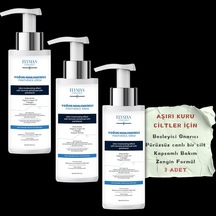 Yoğun Nemlendirici Panthenol Yüz Ve Vücut Kremi 3'lü Set Kuru Ve Hassas Ciltlere 24 Saat Bakım - Organik Argan Yağı, Shea Butter Yağı, Propolis Ve Collagen İçerikli