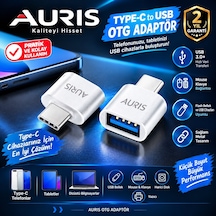 Auris Metal Kasa Type-c Usb Otg Dönüştürücü Adaptör - Lisinya