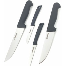 Meyve Sebze Bıçağı 4'Lü Et Bıçakları Mutfak Bıçak Seti Messer