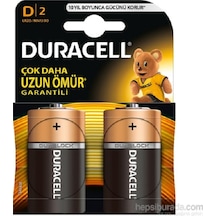 Duracell Alkalin Orta Boy Pil C 2 Li Kartela