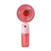 Feny Fn-f50, Pembe, 3 Kademeli Hız, Buharlı Ferahlık, Elde Kullanım, Dahili 800mah Bataryalı, Type-c Şarj Girişli, Vantilatör