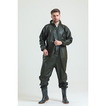 Diğer Su Geçirmez Çizmeli Boy Tulum - Yeşil / Haki - 43 142335