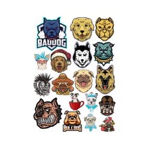 Köpekl Bulldog Sticker Set 13 Parça Telefon, Tablet, Defter, Laptop Sticker