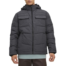 Jack Jones Jjbrady Puffer Sn Erkek Günlük Mont 12212233-DARK-GREY