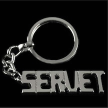 Servet - 941 - - Nazblsmm - İsimli Anahtarlık Çok Renkli