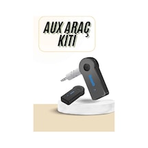 Bluetooth Araç Kiti Aux Çıkışlı Telefon Müzik Alıcı Tüm Cihazlara Uyumlu Siyah 17406365