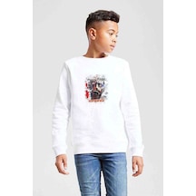 Tshirthane Depeche Mode Wrong Baskılı Unisex Çocuk Beyaz Sweatshirt Beyaz