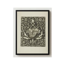 Anonim Gribelin Süsleme Levhası On Bir Çerçevesiz Poster 21x30 Cm A4 Geometrik Desen Etnik