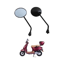 Motosiklet Aynası Siyah - Falcon Cooper50 Ayna Takim