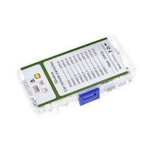 Besthome1 10 Farklı Boyutta 250 Adet Çok Renkli Plastik Ve Metal Düğme Anahtarı Seti Çok Renkli