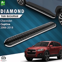 S-dizayn Chevrolet Captiva Diamond Krom Yan Basamak 183 Cm 2006-2018 A+ Kalite