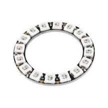 Neopixel 16 Rgb Led Halka Kartı Dahili Sürücülü - Neopixel Ring -