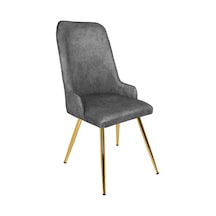 Çırağan Sandalye Gold - Füme Çok Renkli
