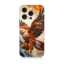 Apple Uyumlu iPhone 15 Pro Max Silikon Kılıf Uçan Savaşçı Kartal