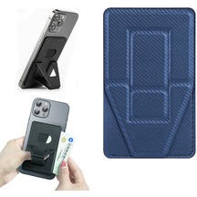 Cbtx Mutural Sihirli Bant Çıkarılabilir Deri Telefon Standı Tutucu Kart Çantası Tutucu İphone Uyumlu 12/12 Pro/12 Pro Max Mavi
