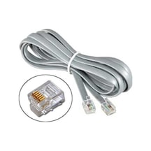 Rj12 6 Lı Santral Telefon Kablosu 1 Metre