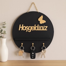 Yuvarlak Hoşgeldiniz Anahtarlık