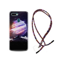 Oppo Ax7 Kılıf Rasta Boyun Askılı Super Planet 1797