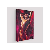 Dans Eden Çıplak Kadın Dekoratif Duvar Yüksek Kaliteli Kanvas Canvas Tablo