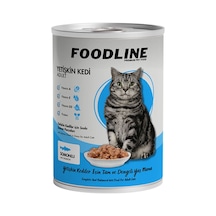 Foodline Somonlu Yetişkin Kedi Konservesi 400 G