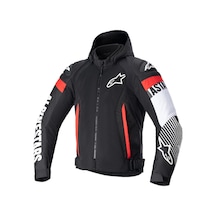 Alpinestars Zaca Air Yazlık Korumalı Motosiklet Montu Siyah Beyaz Kırmızı