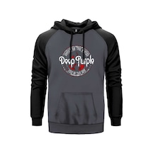 Deep Purple Smoke On The Water Kırmızı Renk Reglan Kol Sweatshirt