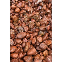 Kırmızı Bordo Dolomit Çakıl Taşı 4-6 Cm 5 Kg Dekoratif Bahçe Peyzaj Saksı Akvaryum Teraryum