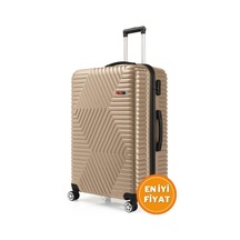 G&d Polo Suitcase Abs Gold Büyük Boy Valiz 600.06-b