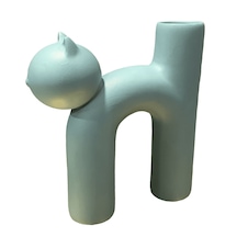 Seramik Kedi Vazo Vz262-6