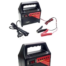 Araç Motosiklet Uyumlu Akü Şarj Cihazı Dc 6v 12 Volt 6 Amper Hb-1