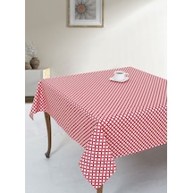 Menderes Home Cotton Collection Döşemelik Masa Örtüsü Mist Kırmızı