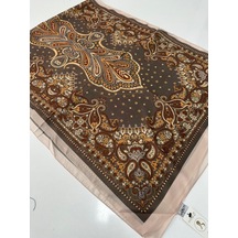 Harem Scarf Harem Desenli Vual İpeksi Şal Hvd0207-41482 Çok Renkli