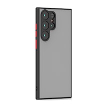 Zore Galaxy S23 Ultra Uyumlu Ogaa Hux Kılıf-siyah