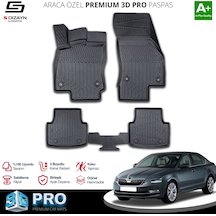 S-dizayn Skoda Octavia 3d Pro Havuzlu Paspas 2013-2020 A+ Kalite