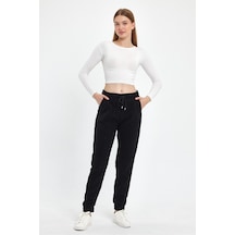 Kadın Rahat Kalıp Softech Polar Sweat Eşofman Altı Spr24ea97 001