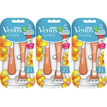 Gillette Venus Riviera Kullan At Kadın Tıraş Bıçağı 3 x 2'li