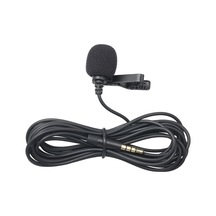 3.5mm Kayıt Mikrofonu Lapel Klipsi Ios Android/windows Uyumlu Cep Telefonları İçin Klip Podcast Sessiz Mikrofon Bloggerlar İçin 3.0m Kablo İle