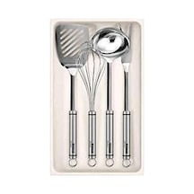 Flexispace 899430 Mutfak Gereçleri İçin Çekmece Düzenleyici, Plastik, Beyaz, 37 X 22 X 4,5 Cm Açık Bej