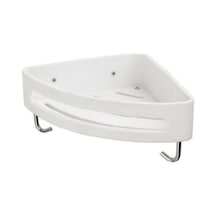 Banyo Duş Raf Sistemi Beyaz/krom Renk 110x197x287 Mm 7/8 Yaş
