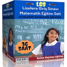 LGS Görüntülü Matematik Eğitim Seti 36 Saatlik Özel Anlatım