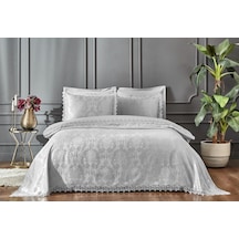 Özdilek Çift Kişilik Nevresimli Pike Takımı Anna Gri