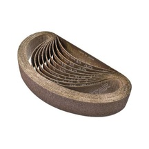 Makita 742301 7 1 1/8 X 53,3 Cm Zımpara Zımpara Bandı 40 Tane Boyutu 10pk Açık Kırmızı